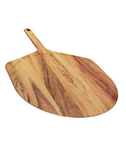 Acacia Wood Pizza Peel & Server – Large (14" pizza)